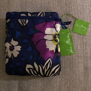 Vera Bradley Midnight Floral Tote in a Pouch